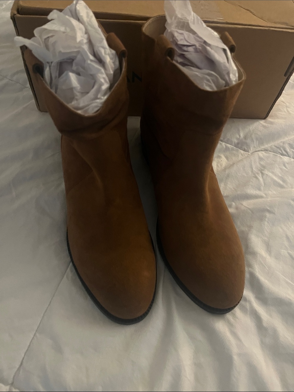 Women's Tan Suede Ankle Boots - Classic Everyday Style